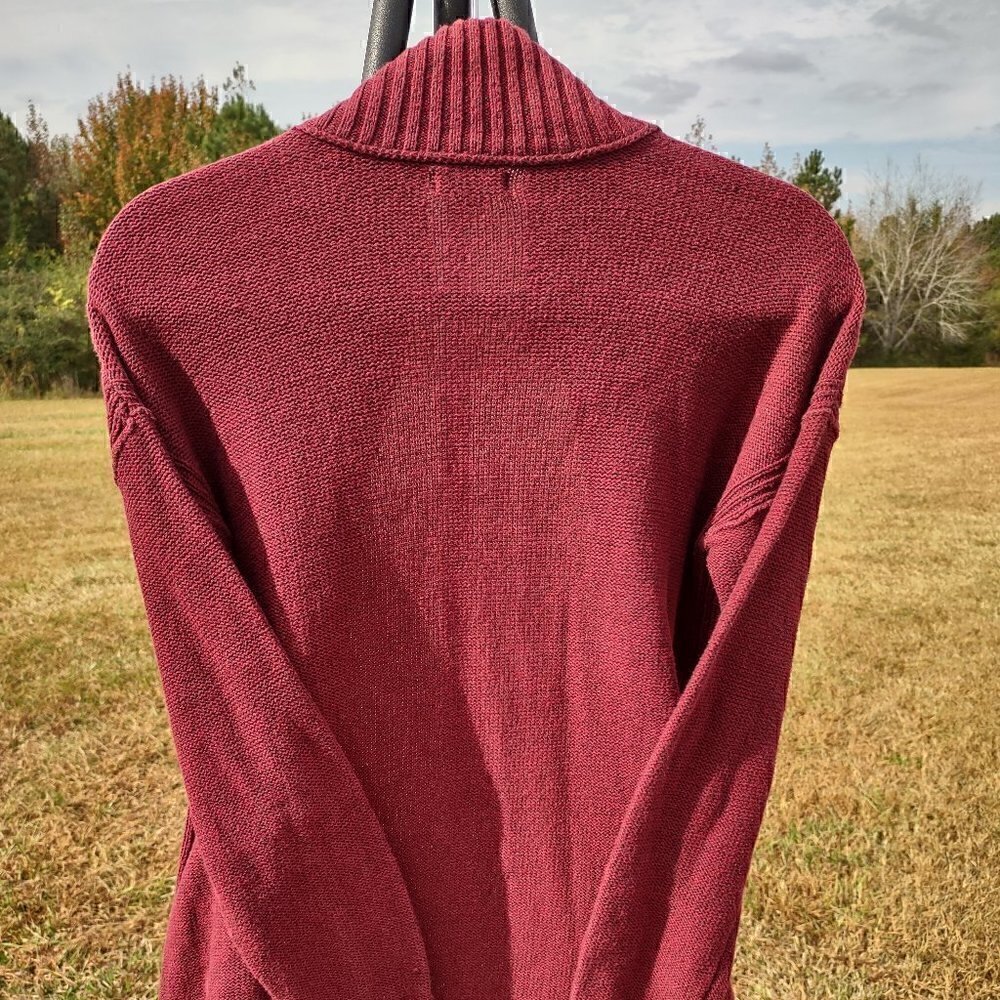 Eddie Bauer Burgundy Women's Sweater Size M - Picture 5 of 10